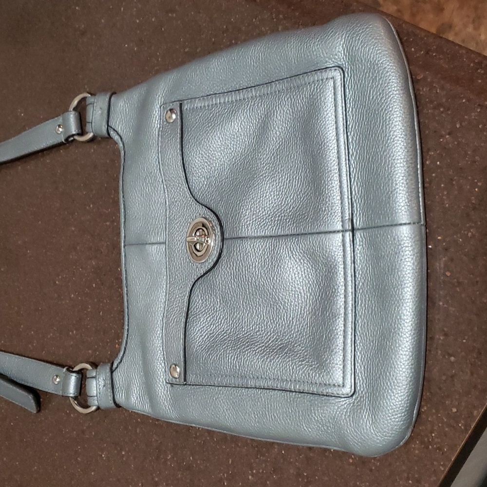 Coach Silver Crossbody Bag